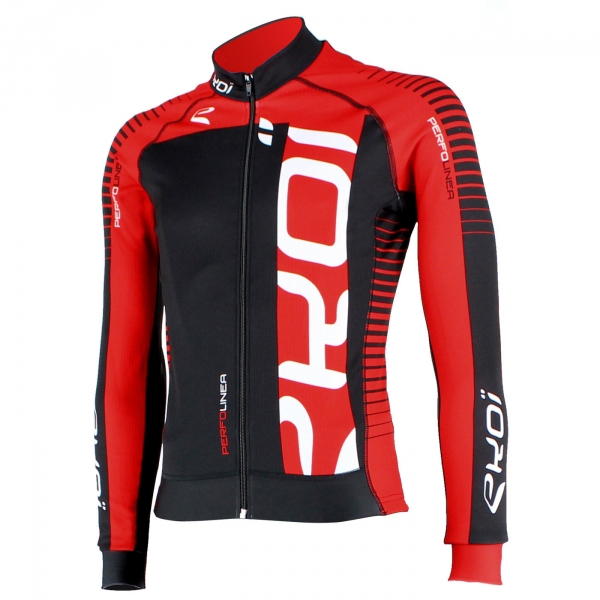 Maillot invierno EKOI PERFOLINEA Negro rojo Maillot invierno EKOI PERFOLINEA Negro rojo