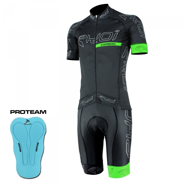 PACK EKOI CARBONO FIBER NEGRO VERDE FLUO PACK EKOI CARBONO FIBER NEGRO VERDE FLUO