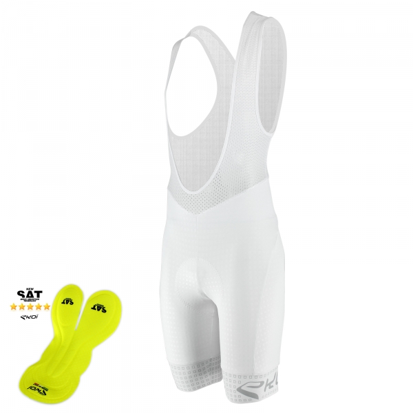 Culotte bike corto EKOI NSAT Blanco Culotte bike corto EKOI NSAT Blanco