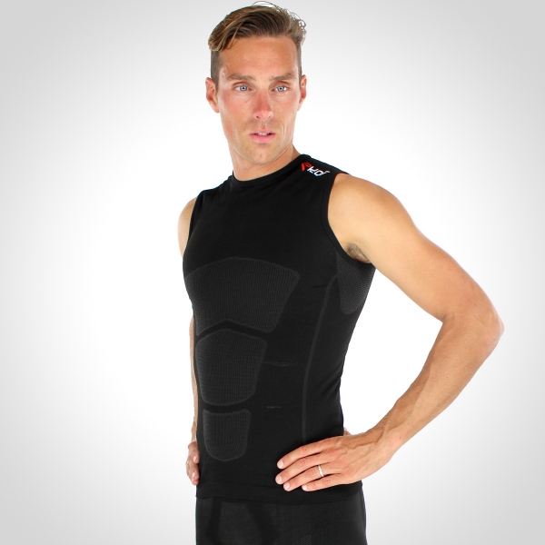Maillot EKOI RUN sin mangas Negro Maillot EKOI RUN sin mangas Negro