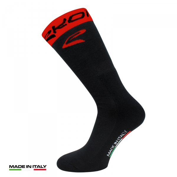 Calcetines invierno EKOI Onesize Negro Rojo Calcetines invierno EKOI Onesize Negro Rojo
