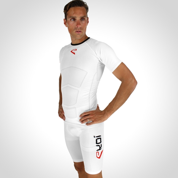 Pack EKOI RUN Short Manga corta Blanco Pack EKOI RUN Short Manga corta Blanco