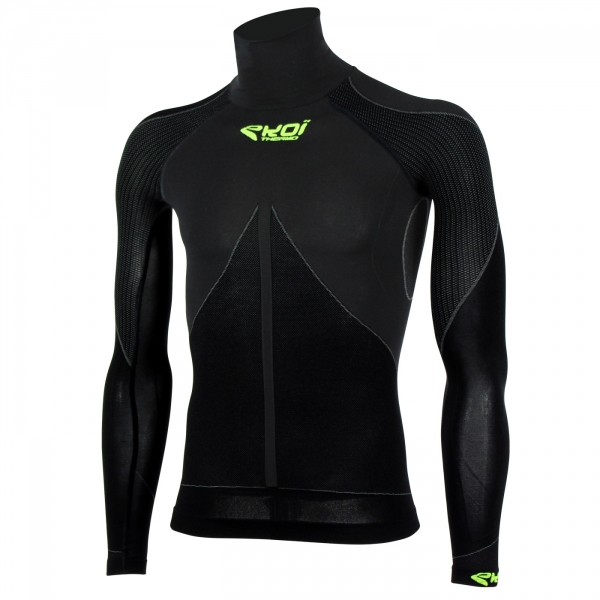 Top EKOI ML TECH 3 Cuello alto Negro Top EKOI ML TECH 3 Cuello alto Negro