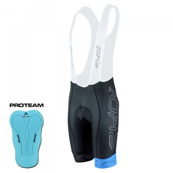 Culotte Bike Corto EKOI CARBONO FIBER negro azul Culotte Bike Corto EKOI CARBONO FIBER negro azul