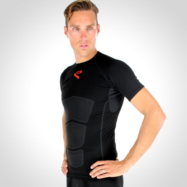 Maillot EKOI RUN manga corta Negro Maillot EKOI RUN manga corta Negro