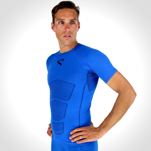 Maillot EKOI RUN manga corta Azul Maillot EKOI RUN manga corta Azul