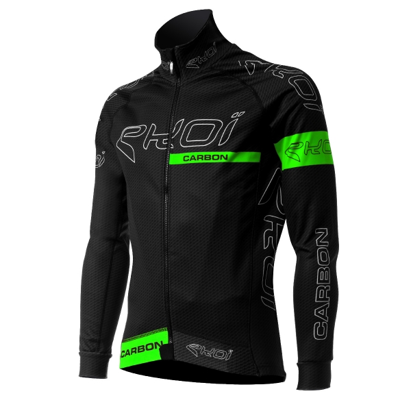 Chaqueta térmica invierno EKOI CARBON FIBER Negro Verde Chaqueta térmica invierno EKOI CARBON FIBER Negro Verde