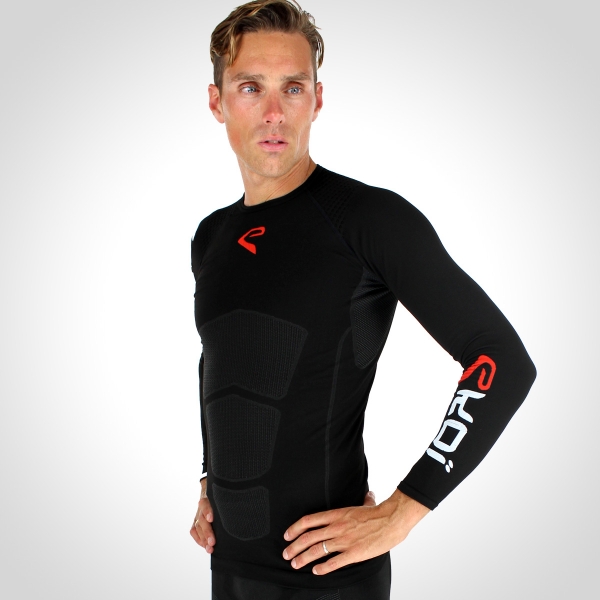 Maillot EKOI RUN manga larga Negro Maillot EKOI RUN manga larga Negro