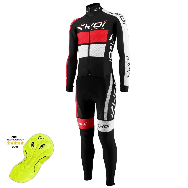 Traje integral invierno EKOI GEL AERO Comp10 Negro Rojo Traje integral invierno EKOI GEL AERO Comp10 Negro Rojo