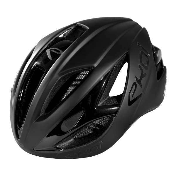 Casco EKOI AR13 Negro brillante Negro mate Casco EKOI AR13 Negro brillante Negro mate