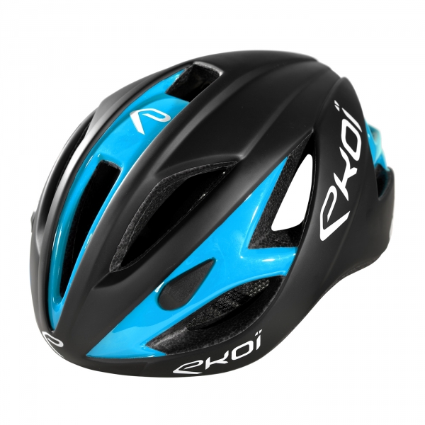 Casco EKOI AR13 Negro mate Azul Casco EKOI AR13 Negro mate Azul