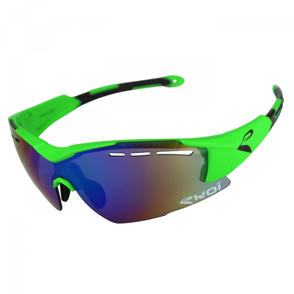 Gafas EKOI F15 Verde fluo Revo verde Gafas EKOI F15 Verde fluo Revo verde