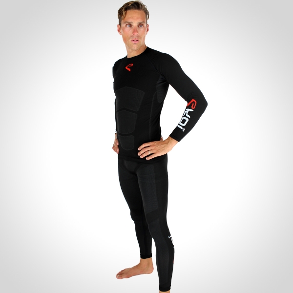 Pack EKOI RUN Culotte bike largo Manga larga Negro Pack EKOI RUN Culotte bike largo Manga larga Negro