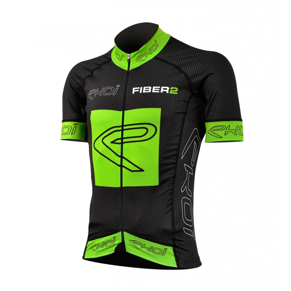 Maillot EKOI Carbon Fiber 2 Verde Fluo Maillot EKOI Carbon Fiber 2 Verde Fluo