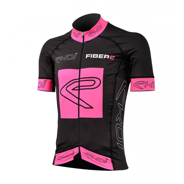Maillot EKOI Carbon Fiber 2 Rosa Fluo Maillot EKOI Carbon Fiber 2 Rosa Fluo