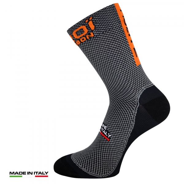 Calcetines verano EKOI Carbone Fiber 2 Naranja fluo Calcetines verano EKOI Carbone Fiber 2 Naranja fluo